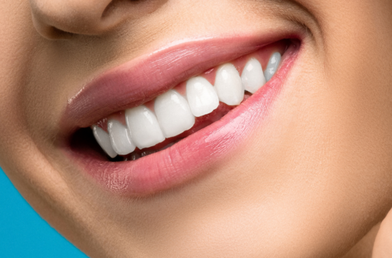 photo of a smiling lady close up